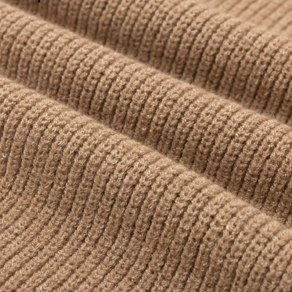 🎥 Turtleneck Sweater Knit Dress - Picture 16 of 17